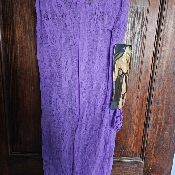 Leg  Avenue lingerie color  purple size  one size fit all set (panties) - Picture 4 of 4